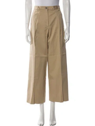 Pre-owned Matteau Wide Leg Pants In Brown