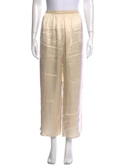 Pre-owned Matteau Wide Leg Pants In Neutrals