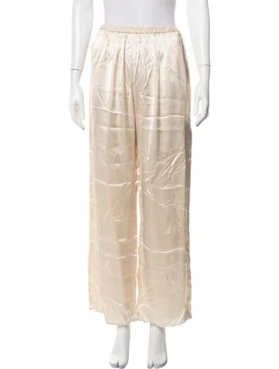 Pre-owned Matteau Wide Leg Pants In Neutrals
