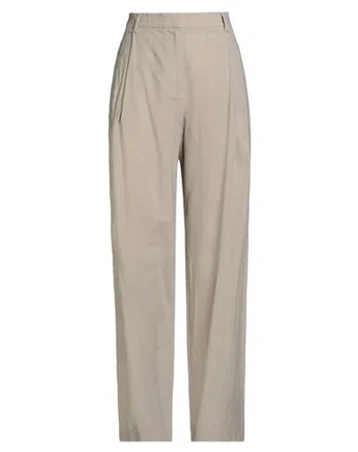 Matteau Woman Pants Beige Size 4 Linen, Lyocell, Elastane In Sand