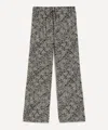 Matteau Women's Drawstring Silk Trousers In Multi