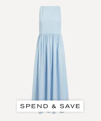 Matteau Women's Sky Tie Back Midi Dress