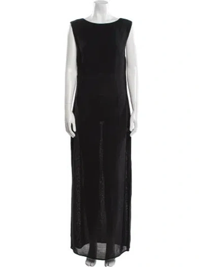 Pre-owned Matteau Wool Long Dress In Blue