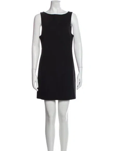 Pre-owned Matteau Wool Mini Dress In Blue