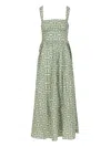Matteau Wrap Midi Dress Dresses Green In Green