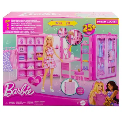 Mattel Barbie Dream Closet 3.0 With Doll Figures