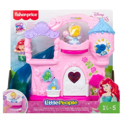 Mattel Little People Disney Princess Play & Go Castle Toys - 2 Piece