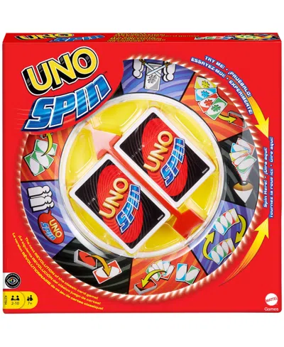 Mattel Uno Spanish Spin Card Game In Multi-color