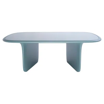 Pre-owned Matteo Cibic 21st Century  Coffee Table Lacquered Mdf Extraclear Glass Scapin In Brown