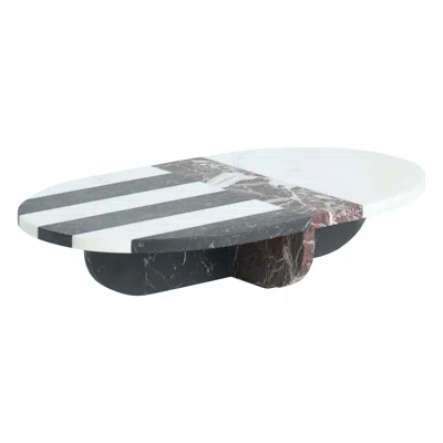 Pre-owned Matteo Cibic Artemisia Marble Centerpiece By  In Gray