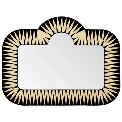 Pre-owned Matteo Cibic Big Parade Wide Wall Console Mirror By  In Sand