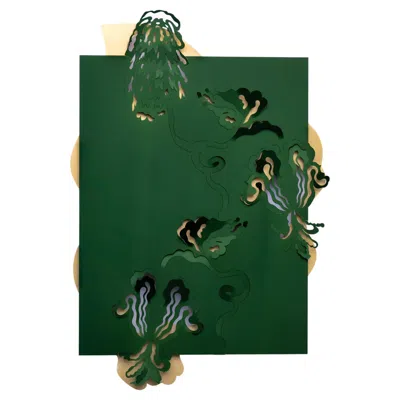Pre-owned Matteo Cibic Contemporary Amore Tapestries In Aluminium By Altreforme In Black
