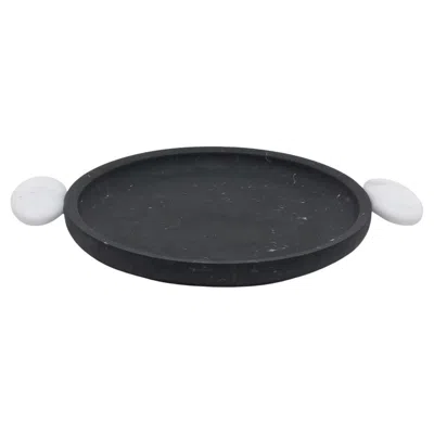 Pre-owned Matteo Cibic Danese Marble Tray  In Black