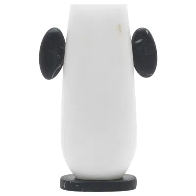 Pre-owned Matteo Cibic New Modern Vase In Marble Creator  In Transparent