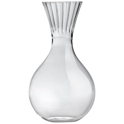 Pre-owned Matteo Cibic Routine High Carafe In Mouth Blown Glass Designed By  In Gray