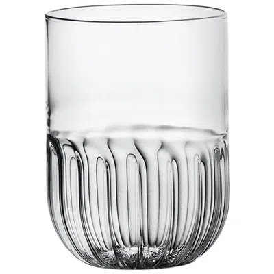 Pre-owned Matteo Cibic Routine Set Of Six Water Glass In Mouth Blown Glass Designed By  In Gray