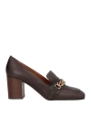 Matteo Pitti Bologna Woman Loafers Dark Brown Size 11 Calfskin In Brown