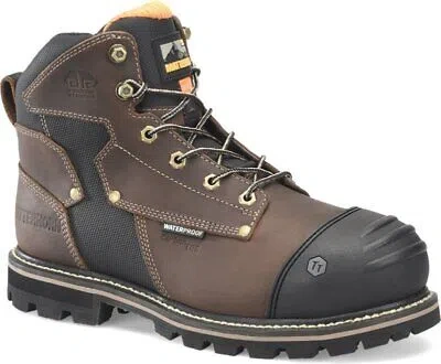 Pre-owned Matterhorn Men's 6” I-beam Composite Toe Waterproof Internal Metatarsal Guard Wo In Brown