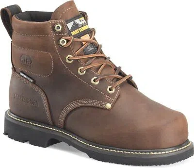 Pre-owned Matterhorn Men's 6” Int Lo Steel Toe Waterproof D3o Internal Metatarsal Guard Wo In Brown