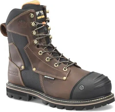 Pre-owned Matterhorn Men's 8" I-beam Composite Toe Internal Metatarsal Guard Waterproof Wo In Brown