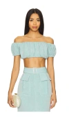 Matthew Bruch Bubble Crop Top