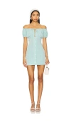 Matthew Bruch Bubble Tie Mini Dress