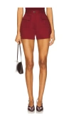 Matthew Bruch Cotton-twill Cargo Hot Shorts In Red