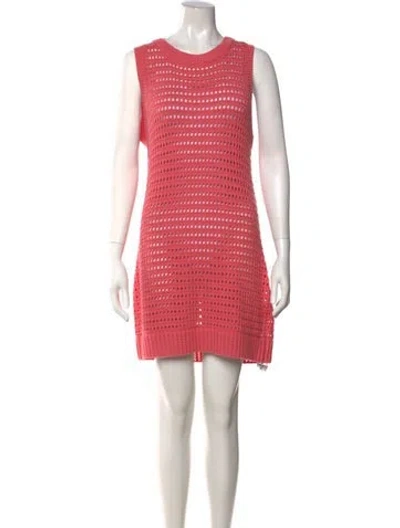 Pre-owned Matthew Bruch Crew Neck Sweater In Pink