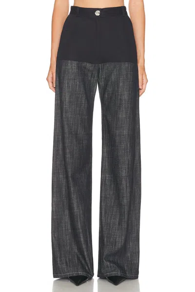 MATTHEW BRUCH HIGH WAIST COMBO STRAIGHT LEG