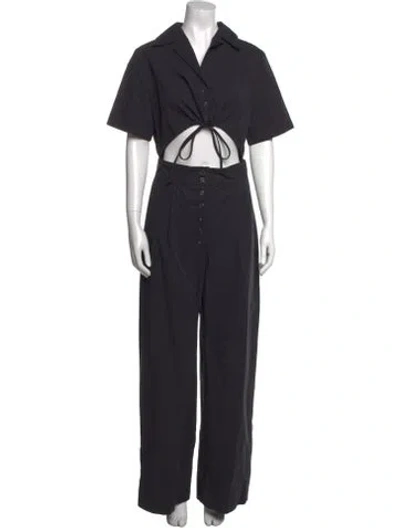 Pre-owned Matthew Bruch Jumpsuit In Black