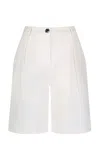 Matthew Bruch Low Rise Pleated Bermuda Short