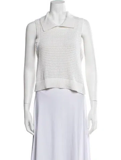 Pre-owned Matthew Bruch Sweater In White