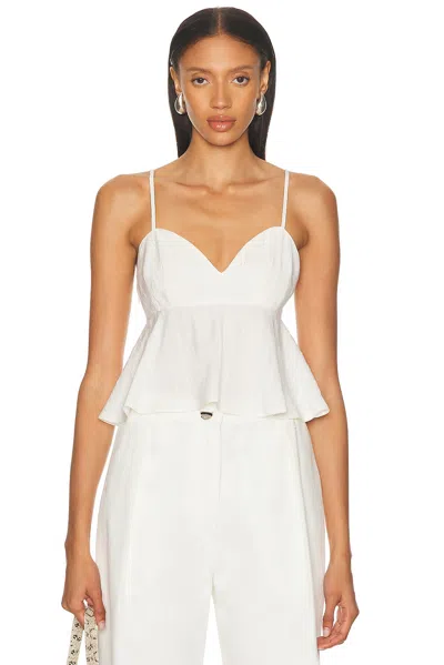 MATTHEW BRUCH SWEET HEART CROP TOP