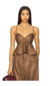 Matthew Bruch Sweet Heart Crop Top