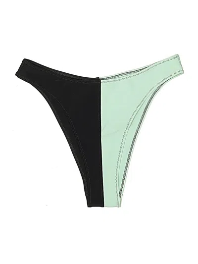 Pre-owned Matthew Bruch Swimsuit Bottoms In Green