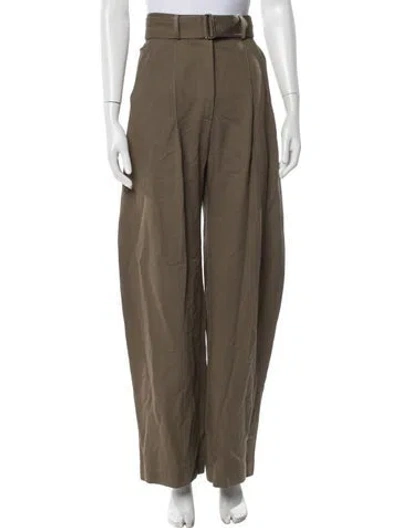 Pre-owned Matthew Bruch Wide Leg Pants W/ Tags In Green