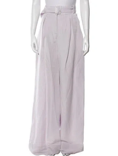Pre-owned Matthew Bruch Wide Leg Pants W/ Tags In Purple