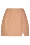 Matthew Bruch Women's Skirt In Rust In Brown