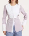 Matthew Bruch Cotton Shirt In Purple