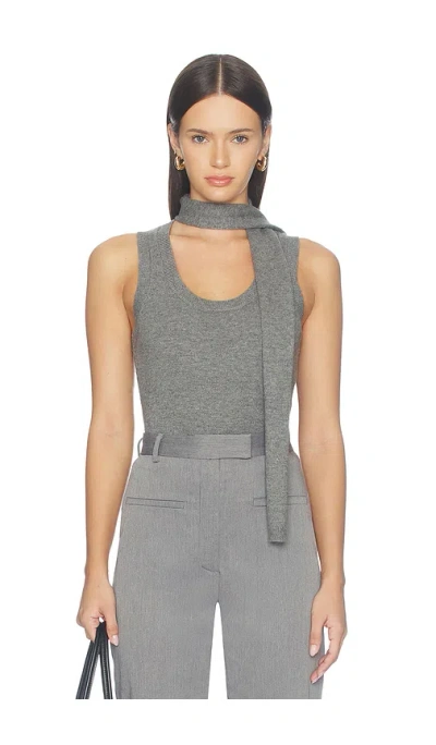 Matthew Bruch X Revolve Scarf Tank Top In Charcoal Grey