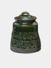 Matthew Foster Ceramic Patterned Lidded Jar