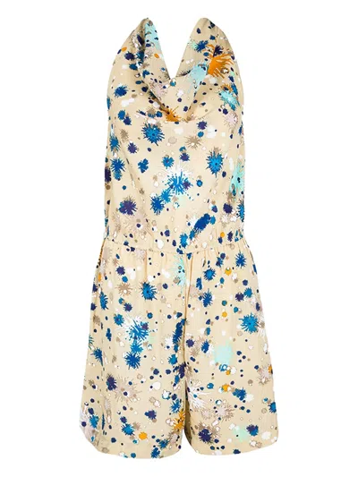 Pre-owned Matthew Williamson 2023 Halterneck Playsuit