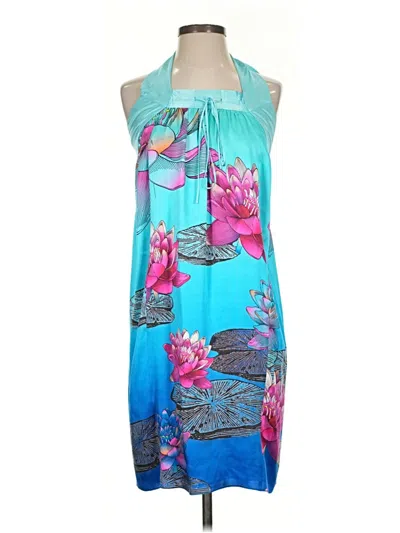 Pre-owned Matthew Williamson Cocktail Dress In Blue