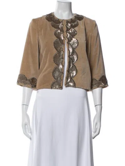 Pre-owned Matthew Williamson Evening Jacket In Neutrals
