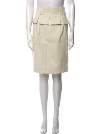 Pre-owned Matthew Williamson Knee-length Skirt In Neutral