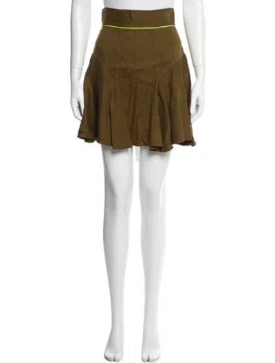 Pre-owned Matthew Williamson Mini Skirt In Blue