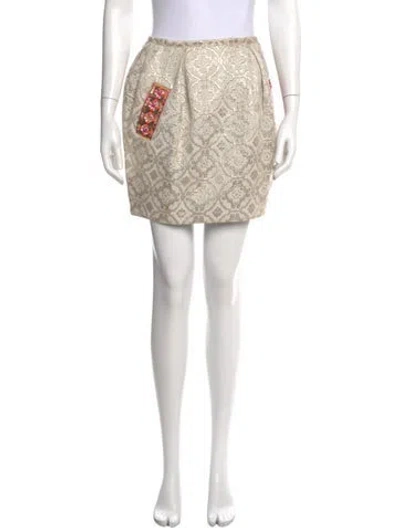 Pre-owned Matthew Williamson Mini Skirt In Pink