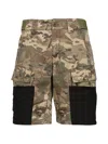 Matthew Williamson Panelled Cargo Shorts In Multi