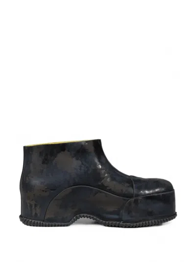 Matthew Williamson Platform Ankle Boots In Black