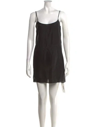 Pre-owned Matthew Williamson Silk Mini Dress In Black